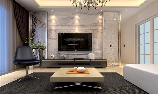 大戶型客廳電視背景墻裝修效果圖2016圖片 客廳設計